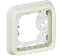 Legrand Support plaque étanche Plexo composable 069692 – 1 poste – Blanc