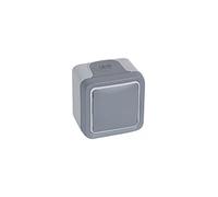 Legrand 069745 Sortie de Câbles Étanche avec Serre-câbles Plexo, Complet Saillie, Gris
