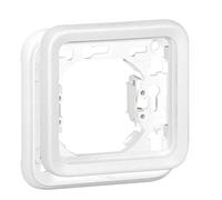Legrand 070792 Support Étanche Plaque 1 Poste, Plexo Composable, Blanc Artic Antimicrobien
