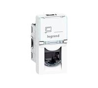 Legrand Prise Mosaic 076551 - RJ45 Catégorie 5e UTP, 1 module - Blanc