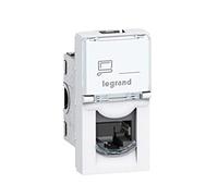 Legrand Prise Catégorie 5e Mosaic 076552 FTP 1 module Blanc