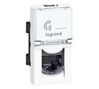 Legrand 076562 - Prise RJ45 Prog Mosaic - Cat. 6 - FTP - 1 mod - blanc - LCS²