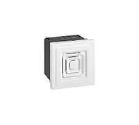 Legrand 076641 Ronfleur 70dB à 1m Mosaic, 2 Modules, Tension 230V, 50Hz ou 60Hz, de Consommation 25mA, Blanc