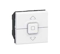 Legrand Bouton-poussoir Mosaic 077025 – pour 1 volet roulant 500 W – Blanc