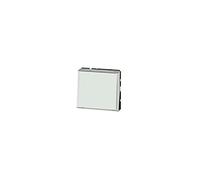 Legrand 077043L Poussoir ou Poussoir Inverseur, Porte-étiquette Mosaic Easy-led, 2 Modules, 6A, 250V, Blanc Antimicrobien