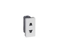 Legrand 077501 Euro-US Mosaic 2P Standard Prise de Courant, 1 Module, Blanc