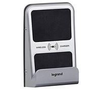 Legrand 077599 IP66 IK08 Chargeur sans Fil Induction, 1A, 5W Semi Encastré pour Espace Public, Gris