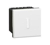 Legrand Interrupteur temporisé Mosaic 078420 - 2 modules - Blanc