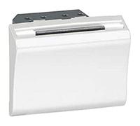 Legrand 078445 Mosaic Interrupteur à Badge Mécanique, 2 Modules, Blanc