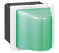Legrand 078572 Mosaic Hublot, 2 Modules, 230V, 0.2W ou 1W, Vert