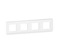 Plaque de finition - LEGRAND - MOSAIC - Blanc - 4x2 modules - Horizontale