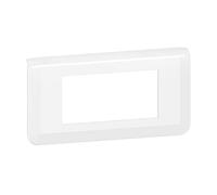 Legrand 078814L Mosaic Plaque de Finition Horizontale pour 4 Module, Blanc