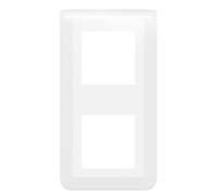 Legrand Plaque de finition Mosaic 078822L verticale pour 2x2 modules blanc