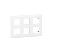 Legrand 078832L Plaque de finition Mosaic pour 2x3x2 modules blanc