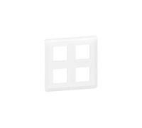 Legrand Plaque de finition Mosaic 078838L pour 2x2x2 modules Blanc