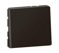 Legrand 079111L Mosaic Interrupteur ou Va-et-Vient, 10AX, 250V, Easy-Led, 2 Module, Noir Mat
