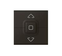 Legrand 079126L Mosaic Interrupteur de Volets Roulants, 500W, 2 Modules, Noir Mat