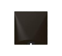 Legrand 079150L Mosaic Sortie de Câbles, 2 Modules avec Serre-câbles pour Câble, Ø12mm et Ø4mm, Noir Mat