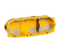 Boîte d'encastrement pour cloison sèche - 3 postes - 40mm - Ecobatibox LEGRAND