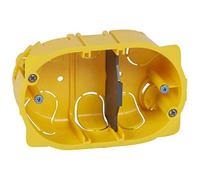 Legrand 080049 Boîte MultiPoste Batibox Cloisons Sèches pour Mosaic 3 Modules, 40mm Profondeur