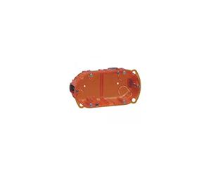Legrand 080122 Boîte Batibox Multimatériaux 2 Postes ou 4 à 5 Modules Utilisation Verticale ou Horizontale, 50mm Profondeur, Lot de 1