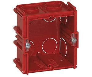 Legrand 080161 Boîte MonoPoste Batibox Maçonnerie Carrée Associable, 60mm Profondeur, Lot de 1