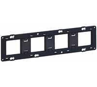 Legrand 080254 Support à vis pour Mosaic, Céliane ou Soliroc pour 4 Postes ou 10 Modules, Noir