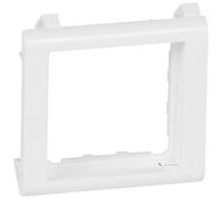 Legrand 080291 Support de Plaque Étroit pour Paroi Mince Batibox 2 Modules, Blanc, Lot de 10