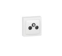 Legrand 086042 Prise TV-FM-SAT complète - saillie - blanc