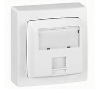 Legrand 086047 Prise RJ45 Catégorie6 FTP Appareillage Saillie Complet, Blanc