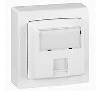 Legrand Prise RJ45 086061 Catégorie 5e FTP Appareillage saillie complet Blanc