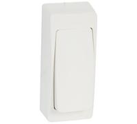 Legrand 086085E Bouton poussoir étroit, Blanc