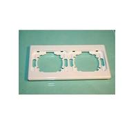 Legrand 088585 Enjoliveur - Double Plaque Horizontale - Blanc - 2 Postes DIPLOMAT
