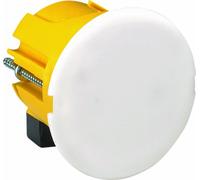 Legrand 089346 Boîte Luminaire Batibox Cloisons Sèches avec Couvercle de Finition pour Applique, Jaune