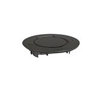 Legrand 089751 Platine de Sol Ronde à Équiper de Mécanisme Mosaic, 1 Poste, Acier Brun