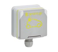 Legrand 090471 Prise Saillie Étanche Green'up Access pour Véhicule Électrique, Modes 1 ou 2, IP66, IK08, 16A, 230V