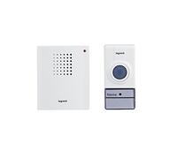Legrand 094250 Set de sonnette sans fil, blanc, 50 m