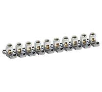 Legrand 098401 Borne de Raccordement pour Coffrets de Dérivation, 2mm x 10mm, Blanc, Lot de 10