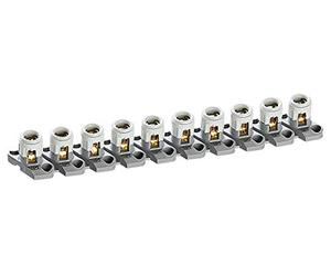 Legrand 098401 Borne de Raccordement pour Coffrets de Dérivation, 2mm x 10mm, Blanc, Lot de 10