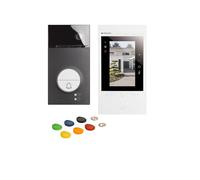 Kit d'interphone vidéo Surface 2 fils Bticino Linea 3000 avec moniteur C300EOS 363915