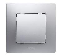 Legrand 396481 NL Poussoir monobloc, aluminium, individuel