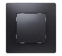 Legrand 396491 NL Poussoir monobloc, noir, individuel