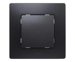 Legrand 396494 NL Commutateur monobloc, noir, individuel