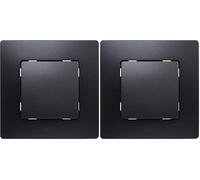 Legrand 396494 NL Commutateur monobloc, noir, individuel (Lot de 2)