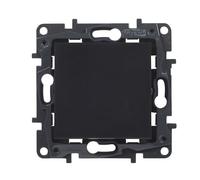 Legrand 398222 - Interrupteur ou commutateur composable 10AX pour installation encastrée - Gamme Niloé Step - Couleur Anthracite