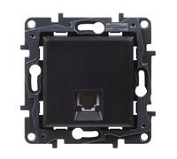 Legrand 398255 - Prise RJ11 composable pour installation encastrée - Gamme Niloé Step - Couleur Anthracite