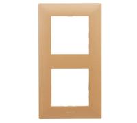 Legrand 398292 - Cadre double de la gamme Niloé Step pour installation composable - Couleur cuivre