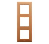 Legrand 398293 - Cadre triple de la gamme Niloé Step pour installation composable - Couleur cuivre