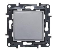 Legrand 398307 - Couvercle aveugle pour installation encastrée - Gamme Niloé Step - Couleur aluminium
