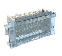 LEGRAND 400410 Répartiteur modulaire jeu de barres étagé 4P 125A 15 sorties 10 modules
